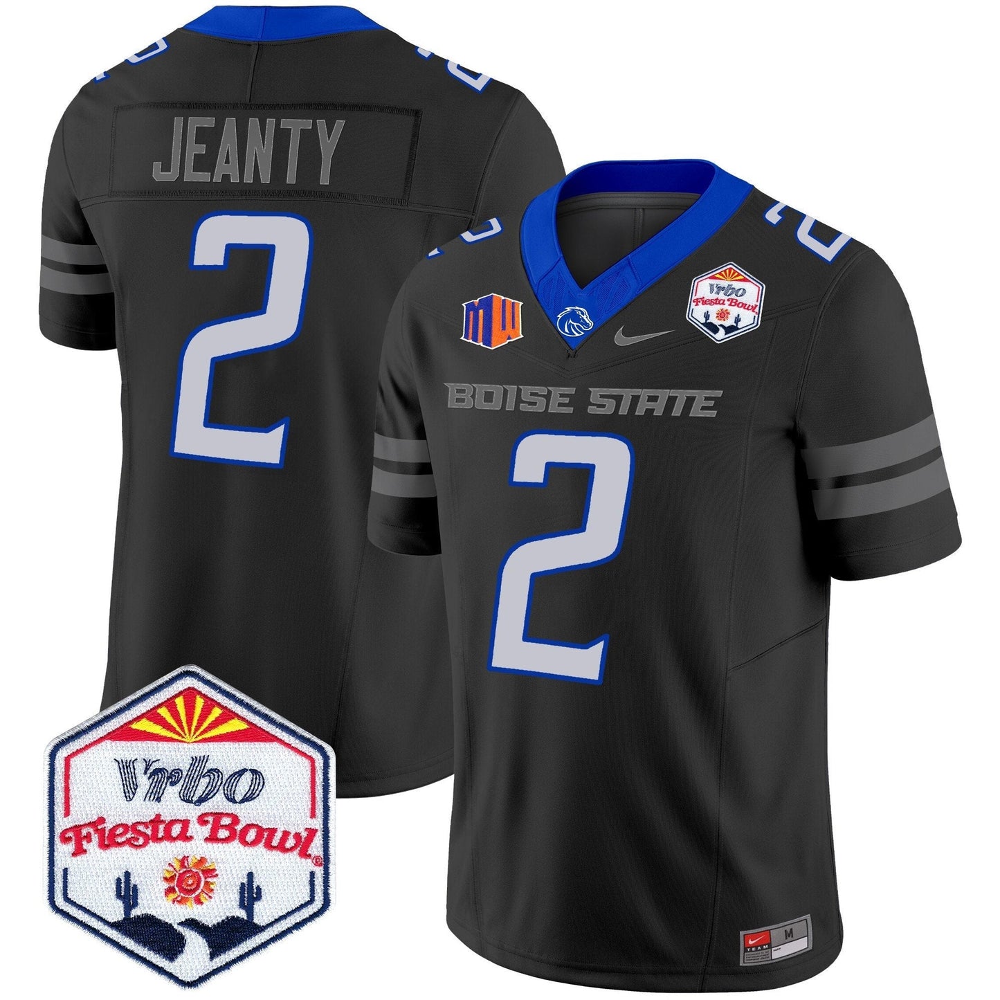 BSU 2025 The Fiesta Bowl Patch Vapor Limited Jersey - All Stitched