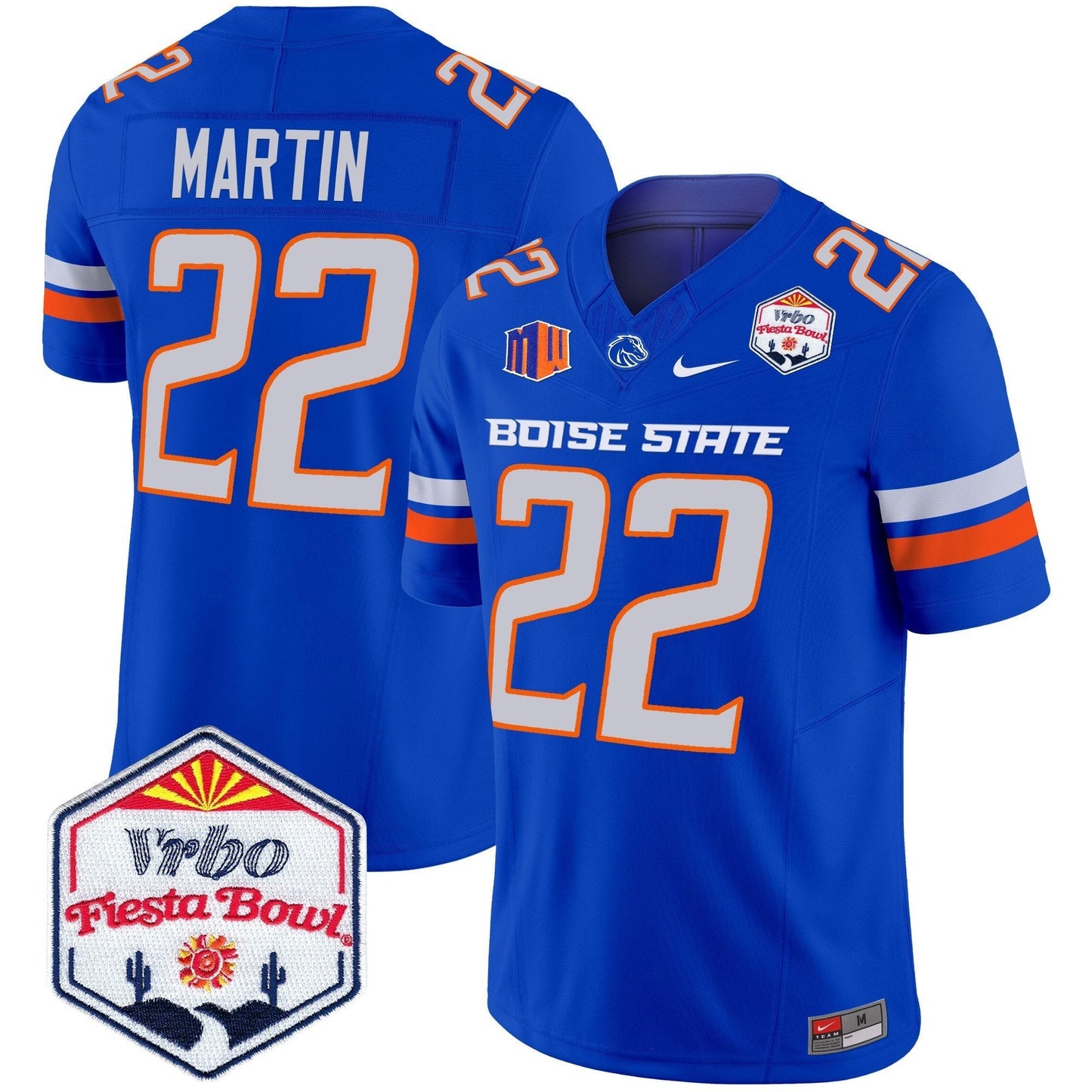 BSU 2025 The Fiesta Bowl Patch Vapor Limited Jersey - All Stitched