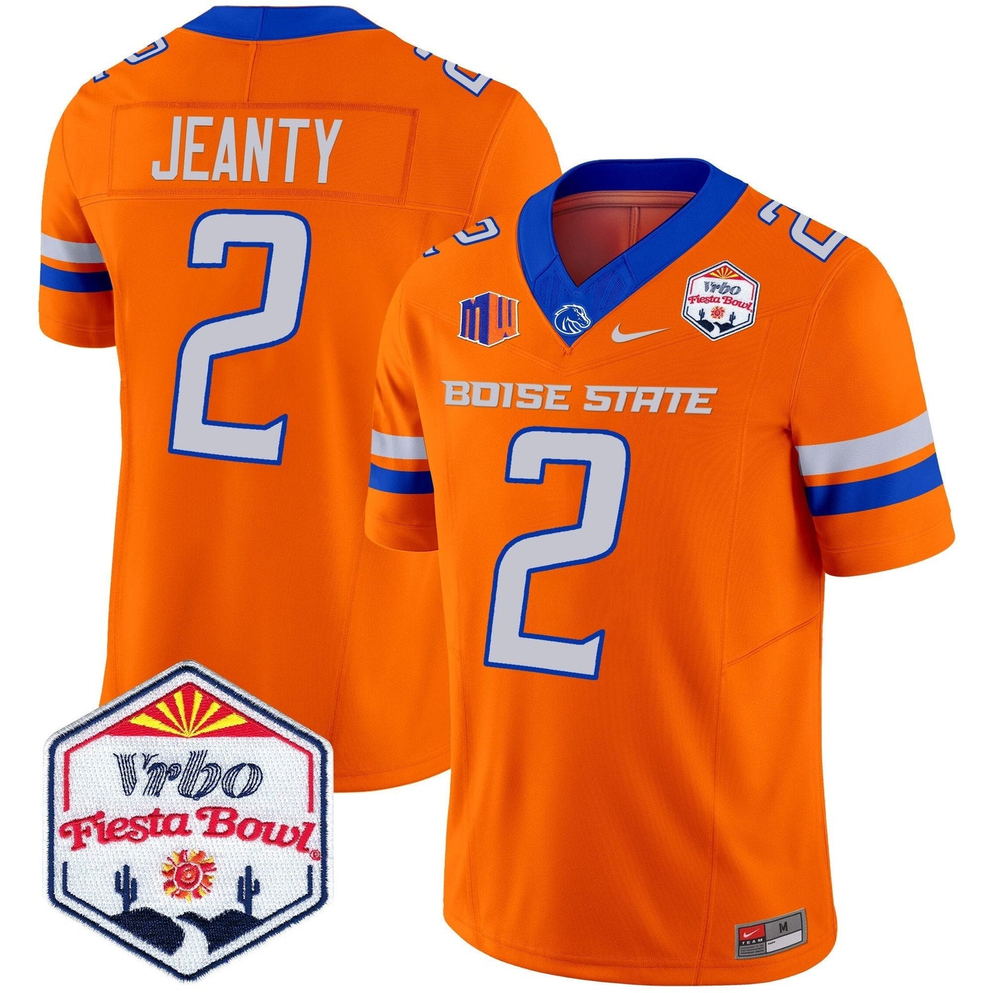 BSU 2025 The Fiesta Bowl Patch Vapor Limited Jersey - All Stitched