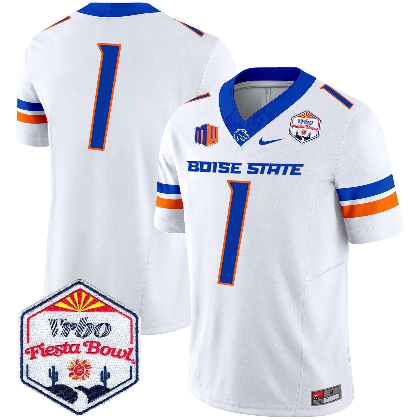 BSU 2025 The Fiesta Bowl Patch Vapor Limited Jersey - All Stitched