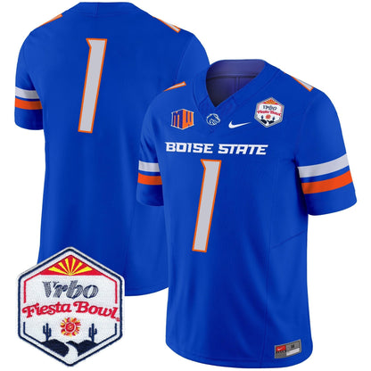 BSU 2025 The Fiesta Bowl Patch Vapor Limited Jersey - All Stitched
