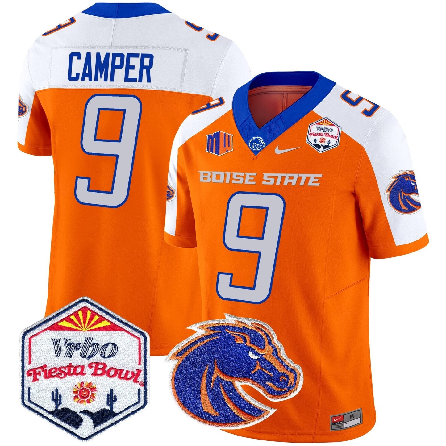 BSU 2025 The Fiesta Bowl Patch Vapor Limited Jersey - All Stitched
