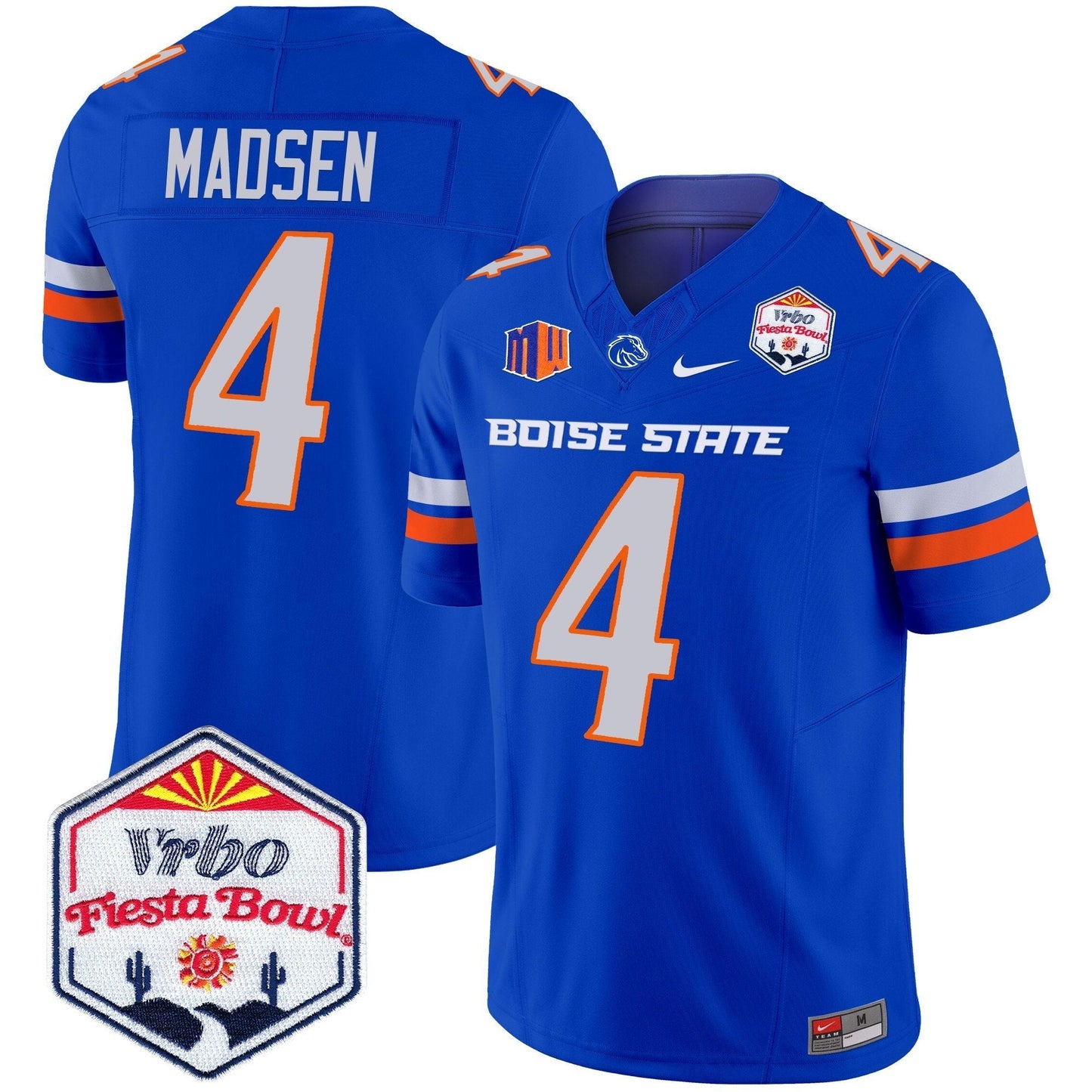 BSU 2025 The Fiesta Bowl Patch Vapor Limited Jersey - All Stitched