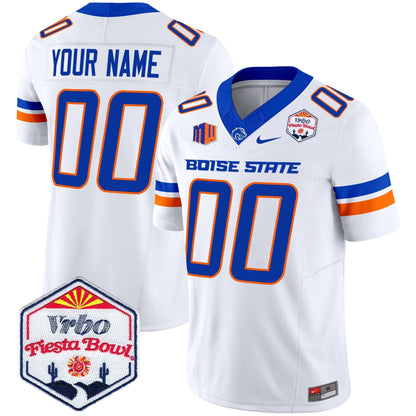 BSU 2025 The Fiesta Bowl Patch Vapor Limited Custom Jersey - All Stitched