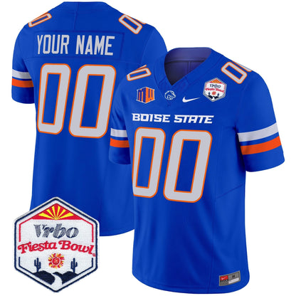 BSU 2025 The Fiesta Bowl Patch Vapor Limited Custom Jersey - All Stitched
