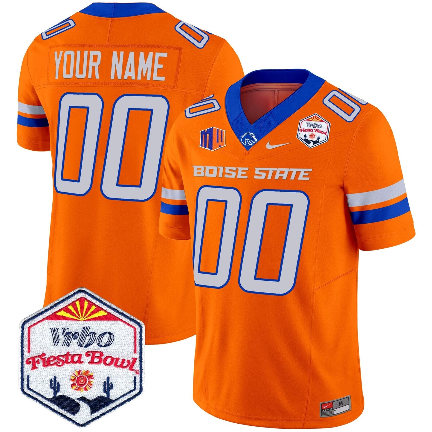 BSU 2025 The Fiesta Bowl Patch Vapor Limited Custom Jersey - All Stitched