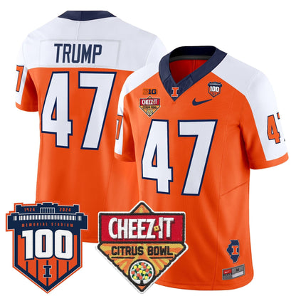 ILL 2025 Cheez-It Citrus Bowl Patch Vapor Limited Jersey - All Stitched
