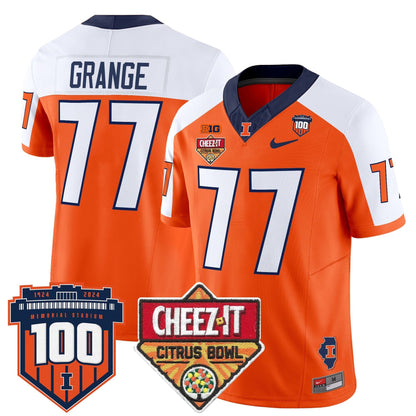ILL 2025 Cheez-It Citrus Bowl Patch Vapor Limited Jersey - All Stitched