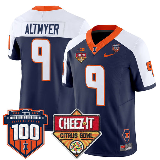 ILL 2025 Cheez-It Citrus Bowl Patch Vapor Limited Jersey - Stitched