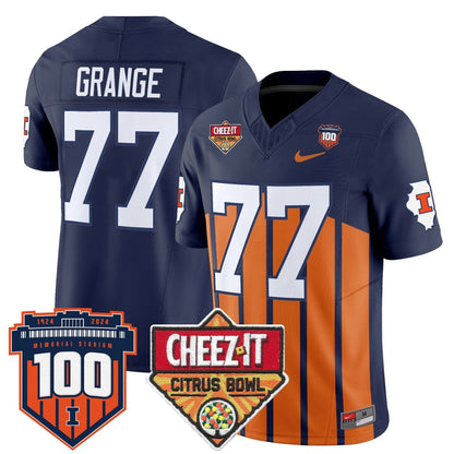 ILL 2025 Cheez-It Citrus Bowl Patch Vapor Limited Jersey - All Stitched