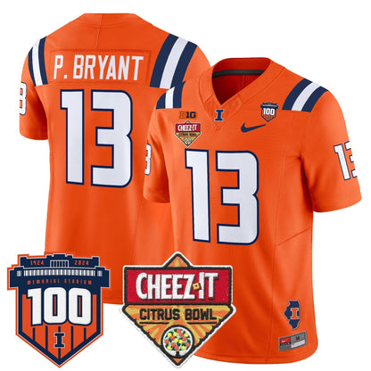 ILL 2025 Cheez-It Citrus Bowl Patch Vapor Limited Jersey - All Stitched