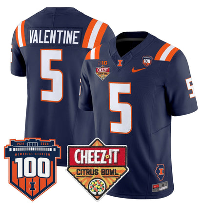 ILL 2025 Cheez-It Citrus Bowl Patch Vapor Limited Jersey - All Stitched
