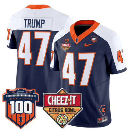 ILL 2025 Cheez-It Citrus Bowl Patch Vapor Limited Jersey - All Stitched