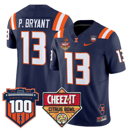 ILL 2025 Cheez-It Citrus Bowl Patch Vapor Limited Jersey - All Stitched