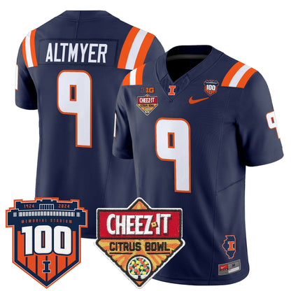 ILL 2025 Cheez-It Citrus Bowl Patch Vapor Limited Jersey - All Stitched