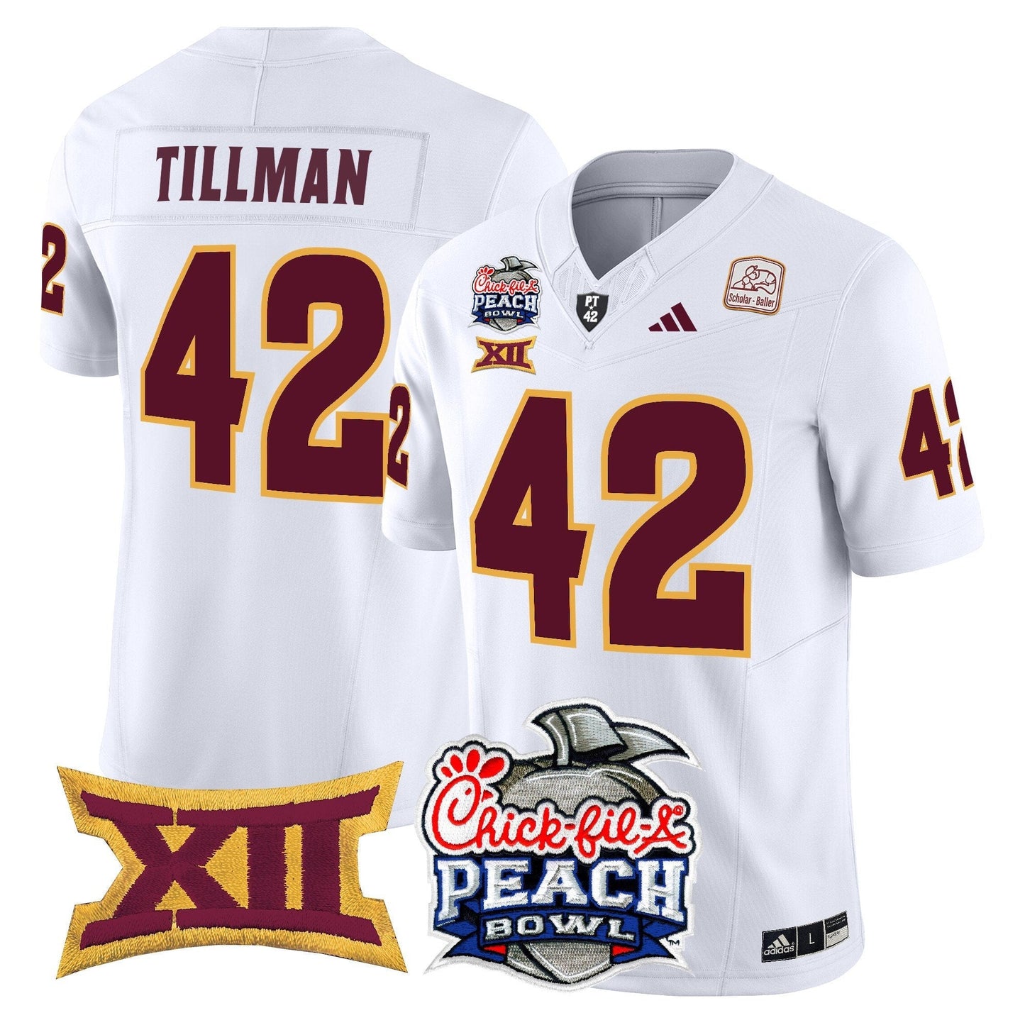 ASU 2025 Peach Bowl Vapor Limited Jersey - All Stitched