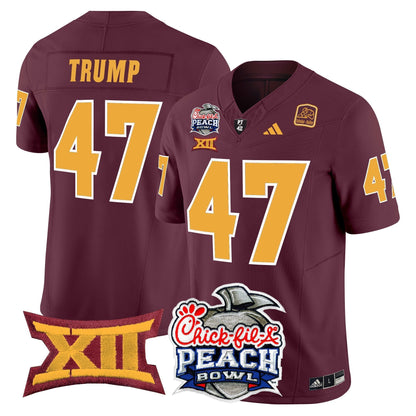 ASU 2025 Peach Bowl Vapor Limited Jersey - All Stitched