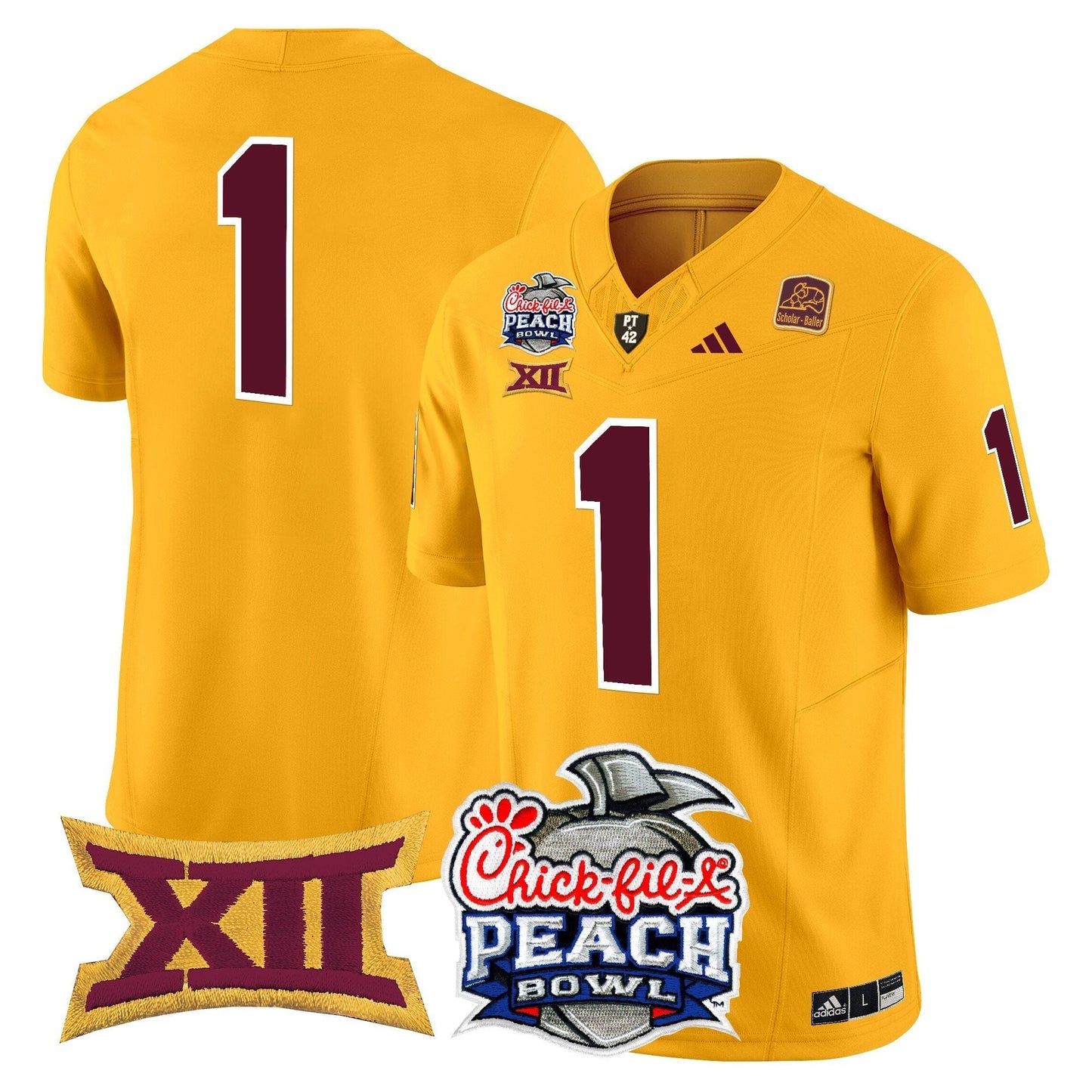 ASU 2025 Peach Bowl Vapor Limited Jersey - All Stitched