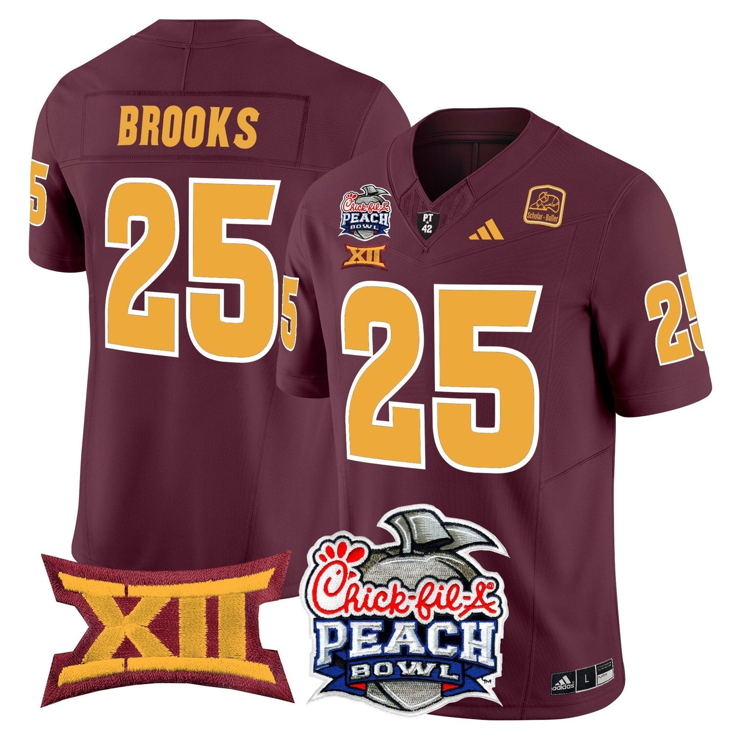 ASU 2025 Peach Bowl Vapor Limited Jersey - All Stitched