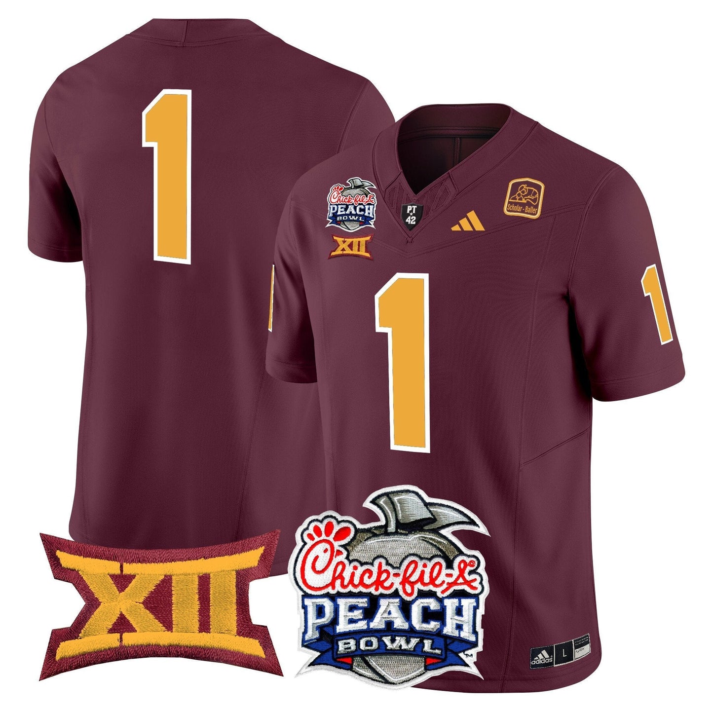 ASU 2025 Peach Bowl Vapor Limited Jersey - All Stitched