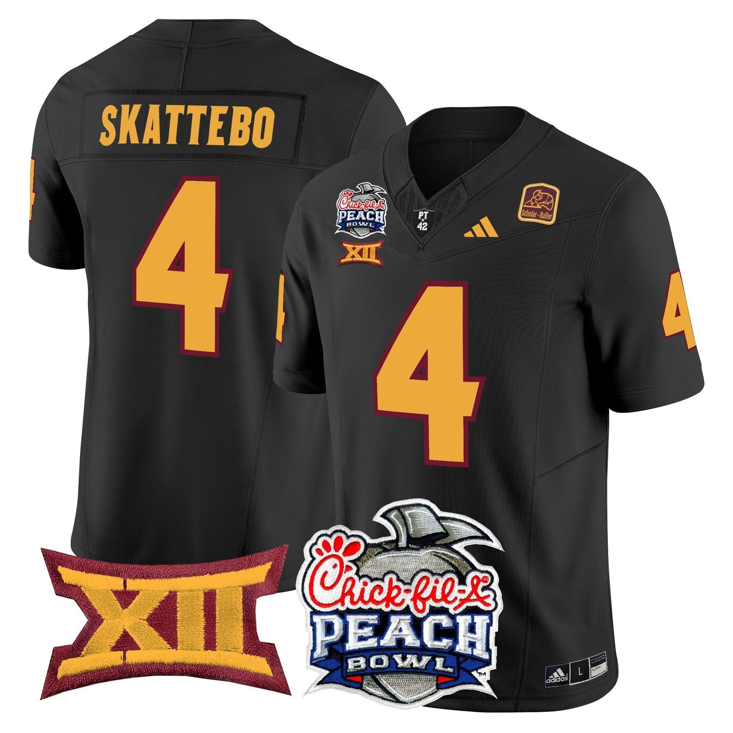 ASU 2025 Peach Bowl Vapor Limited Jersey - All Stitched