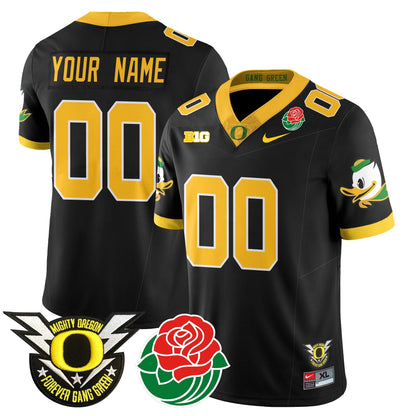 Men's Oregon Ducks 2024 Rose Bowl Jersey N1 - All Stitched