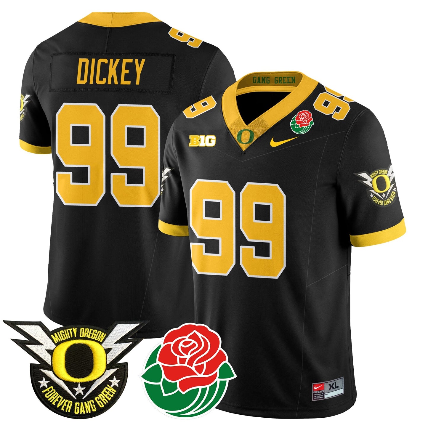ORE 2024 Rose Bowl Jersey N2 - All Stitched