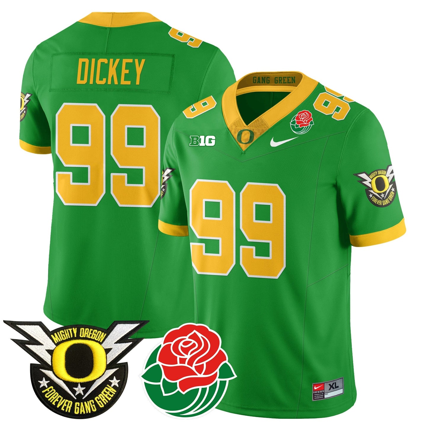 ORE 2024 Rose Bowl Jersey N2 - All Stitched