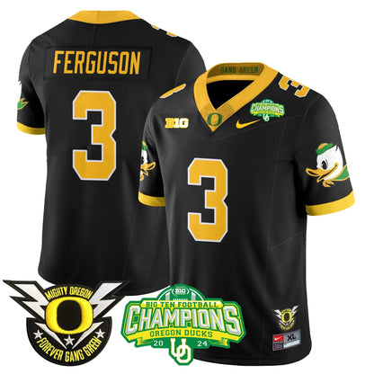Men's Oregon Ducks 2024 Big Ten Champions Jersey N1 - All Stitched