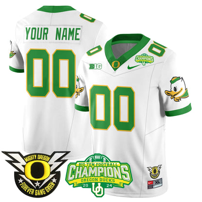 Custom Gender/Size ORE 2024 Big Ten Champions Jersey N1 - All Stitched