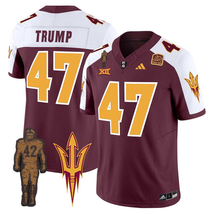 ASU Pat Tillman Honoring Patch Vapor Limited Jersey - All Stitched