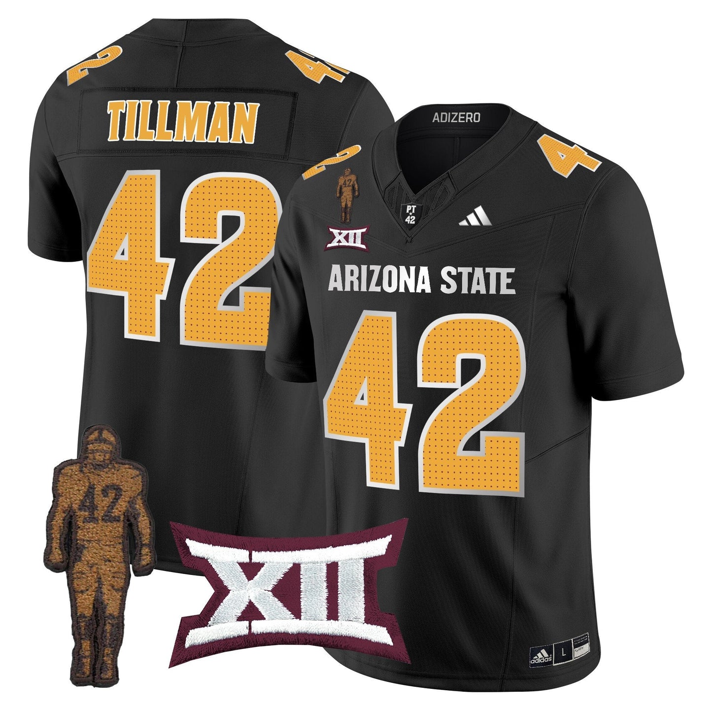 ASU 2024 Pat Tillman Honoring Patch Vapor Limited Jersey V2 - All Stitched