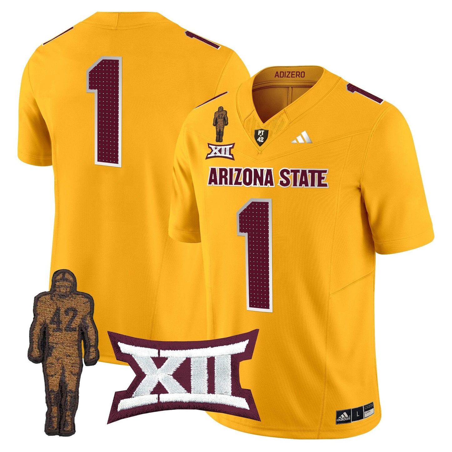 ASU 2024 Pat Tillman Honoring Patch Vapor Limited Jersey V2 - All Stitched