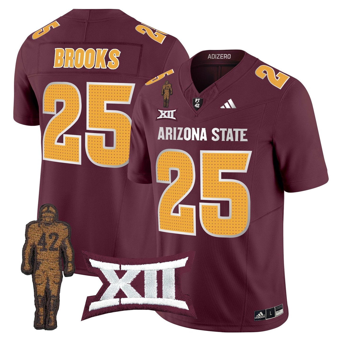 ASU 2024 Pat Tillman Honoring Patch Vapor Limited Jersey V2 - All Stitched