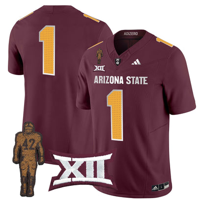 ASU 2024 Pat Tillman Honoring Patch Vapor Limited Jersey V2 - All Stitched