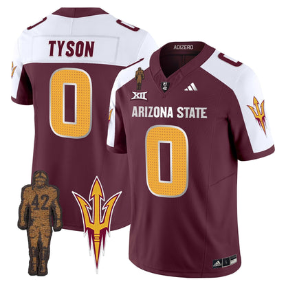 ASU 2024 Pat Tillman Honoring Patch Vapor Limited Jersey V2 - All Stitched