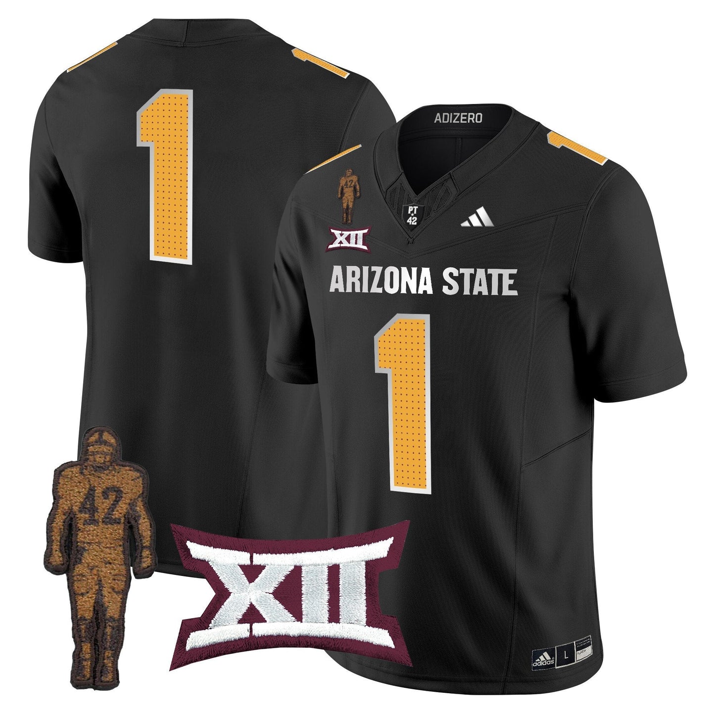 ASU 2024 Pat Tillman Honoring Patch Vapor Limited Jersey V2 - All Stitched