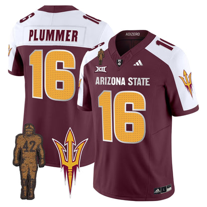 ASU 2024 Pat Tillman Honoring Patch Vapor Limited Jersey V2 - All Stitched