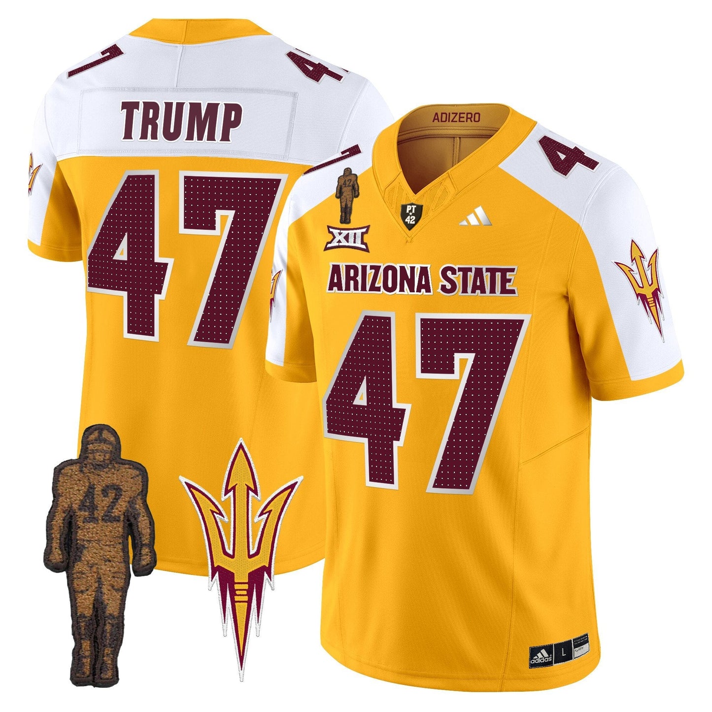 ASU 2024 Pat Tillman Honoring Patch Vapor Limited Jersey V2 - All Stitched