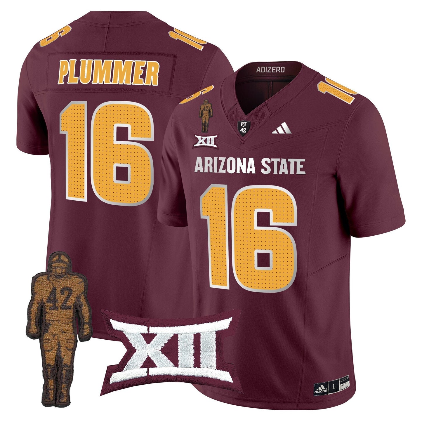 ASU 2024 Pat Tillman Honoring Patch Vapor Limited Jersey V2 - All Stitched