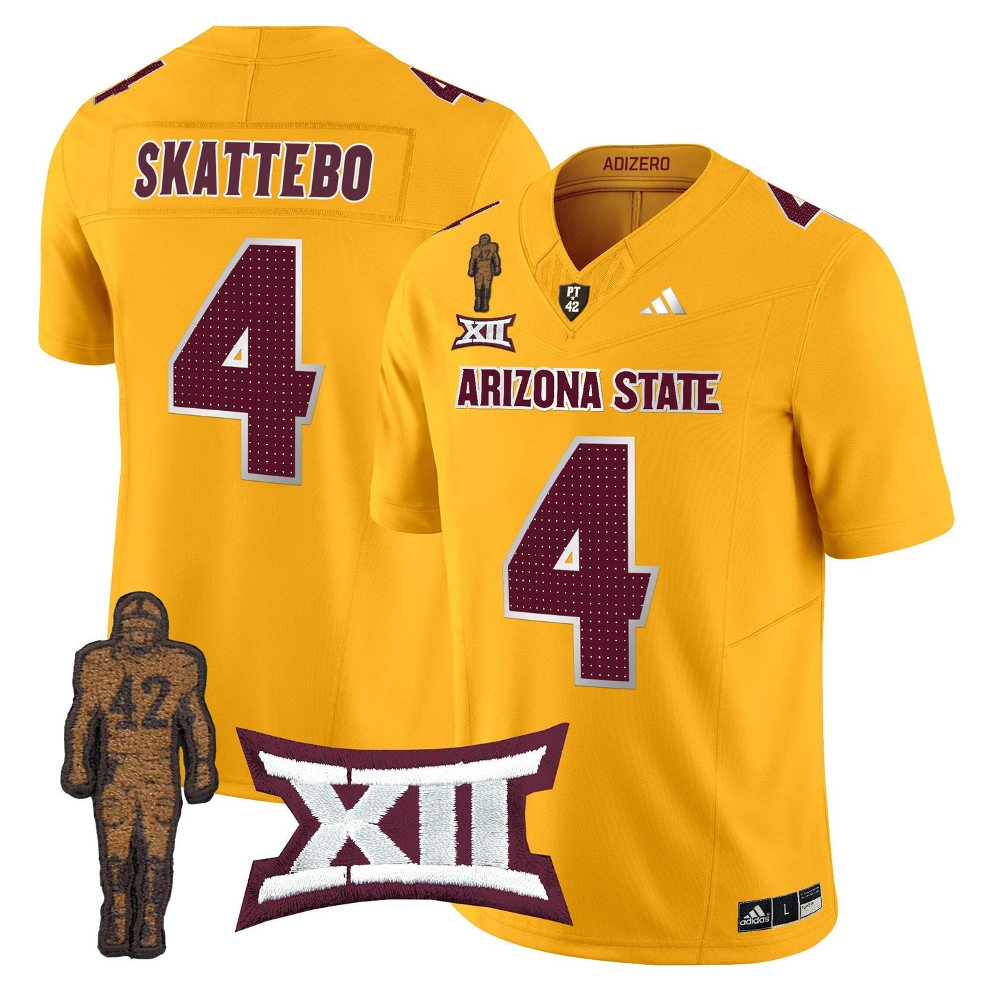 ASU 2024 Pat Tillman Honoring Patch Vapor Limited Jersey V2 - All Stitched