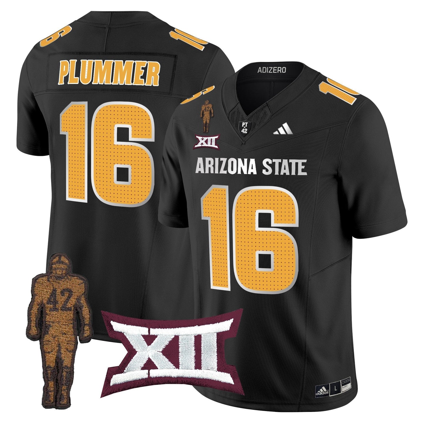 ASU 2024 Pat Tillman Honoring Patch Vapor Limited Jersey V2 - All Stitched