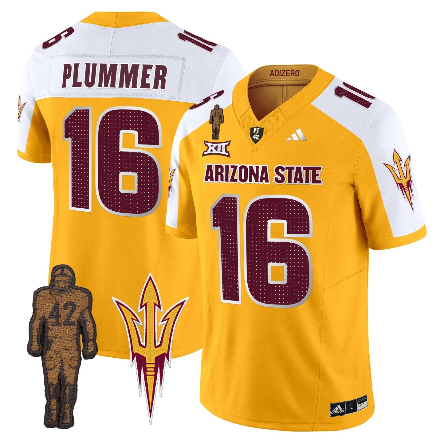 ASU 2024 Pat Tillman Honoring Patch Vapor Limited Jersey V2 - All Stitched