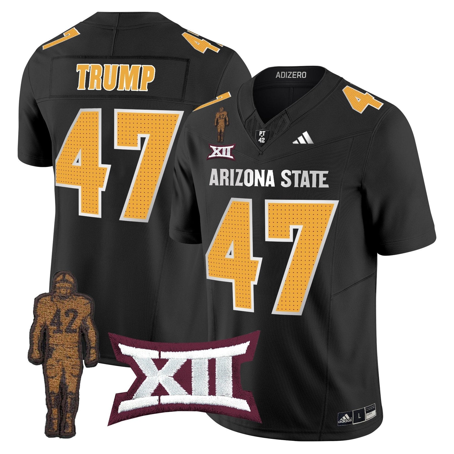 ASU 2024 Pat Tillman Honoring Patch Vapor Limited Jersey V2 - All Stitched