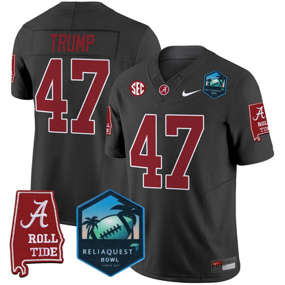 BAMA 2025 ReliaQuest Bowl Patch Vapor Limited Jersey - All Stitched