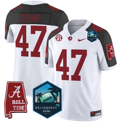 BAMA 2025 ReliaQuest Bowl Patch Vapor Limited Jersey - All Stitched