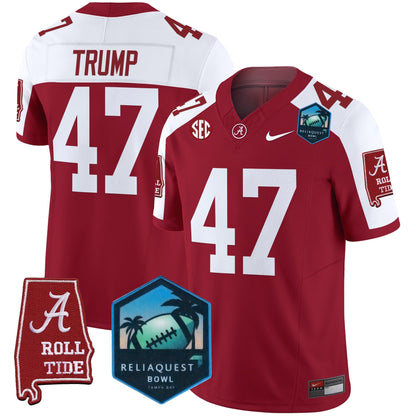 BAMA 2025 ReliaQuest Bowl Patch Vapor Limited Jersey - All Stitched