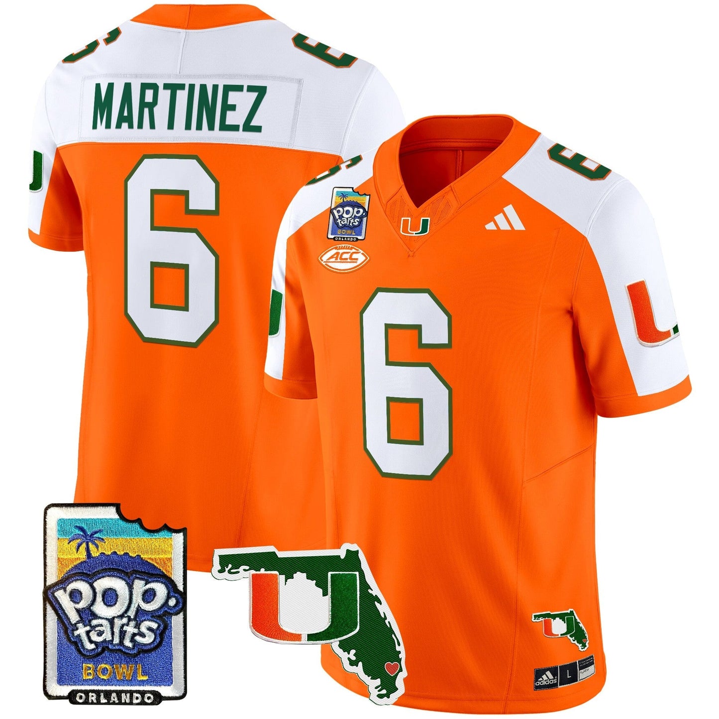 MIA 2025 PopTarts Bowl Patch Vapor Limited Jersey - All Stitched