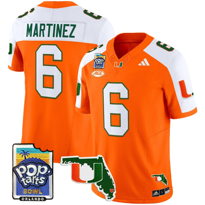 MIA 2025 PopTarts Bowl Patch Vapor Limited Jersey - All Stitched