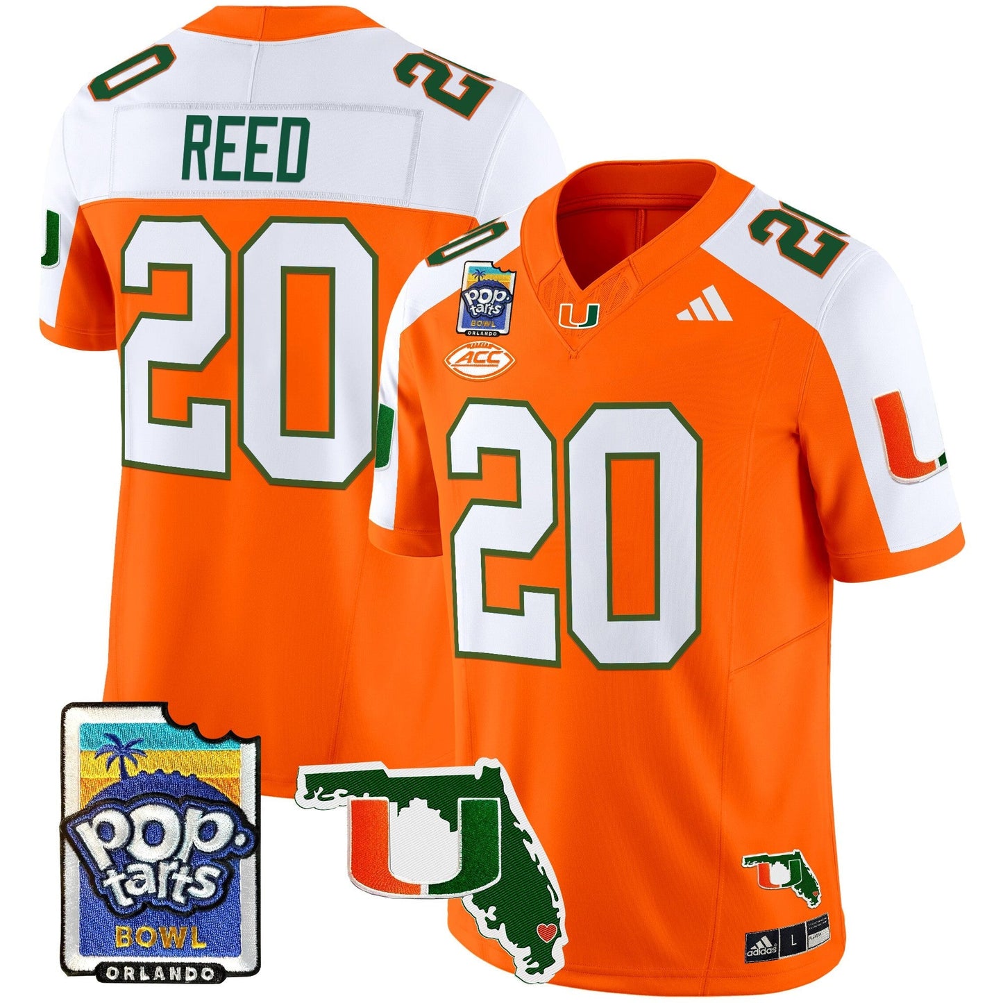 MIA 2025 PopTarts Bowl Patch Vapor Limited Jersey - All Stitched